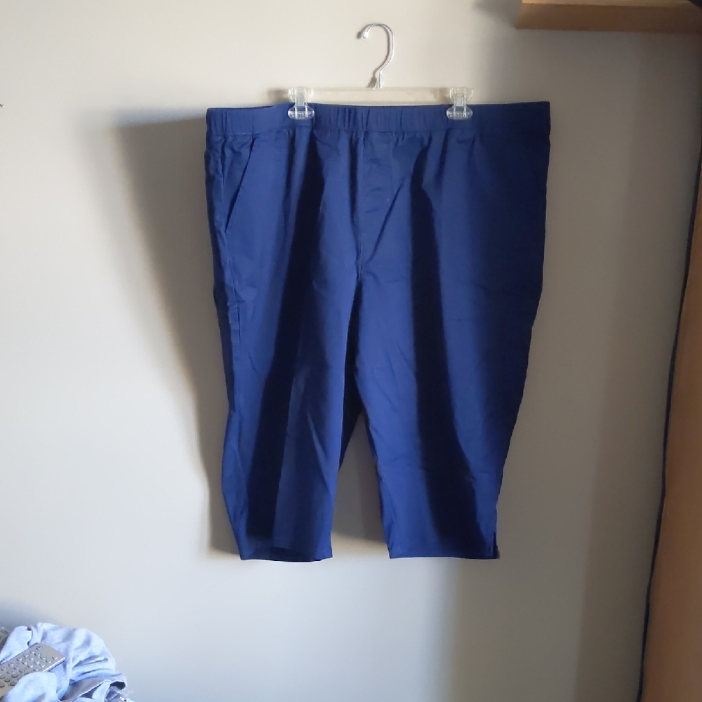 Denim&Co Blue Crops